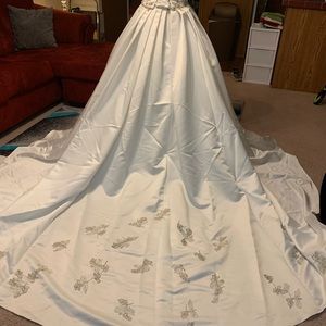 2 Piece Wedding Gown